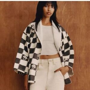 Urban Outfitters Checked Mushroom Jacket